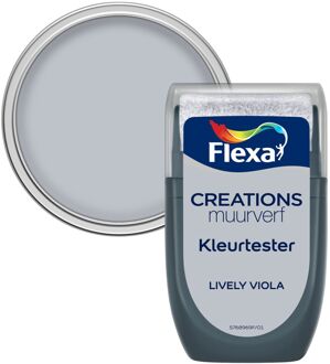Flexa Creations Verftester - Mat - Lively Viola - 30ml