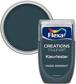 Flexa Creations Verftester - Mat - Magic Midnight - 30ml