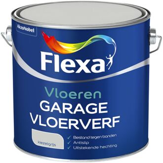 Flexa Garagevloerverf - Kiezelgrijs - Waterbasis - 2,5l