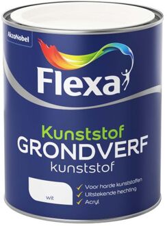 Flexa Grondverf Kunststof Wit 750ml