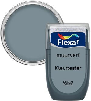 Flexa Kleurtester Verftester - Mat - Denim Drift - 30ml