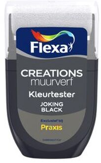 Flexa Muurverf Tester Creations Joking Black 30ml
