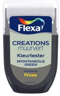 Flexa Muurverf Tester Creations Spontaneous Green 30ml