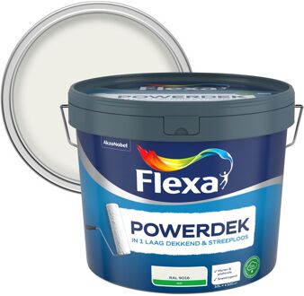 Flexa Powerdek Muurverf - Mat - Verkeerswit / Ral 9016 - 10l
