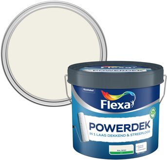 Flexa Powerdek Muurverf - Muren & Plafonds - 9010 - 2,5 liter