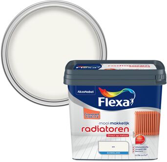 Flexa Radiatorenlak Flexa Mooie Makkelijk Wit Zijdeglans 750ml