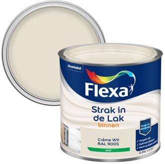 Flexa Strak In De Lak Mat Crème Wit/ral9001 0,25l