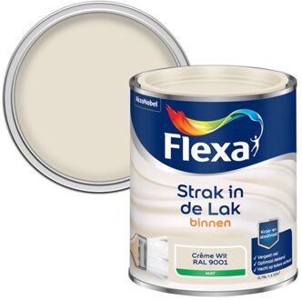 Flexa Strak In De Lak Mat Crème Wit/ral9001 0,75l
