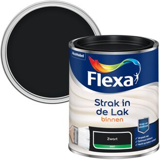 Flexa Strak In De Lak Mat Zwart 0,75l