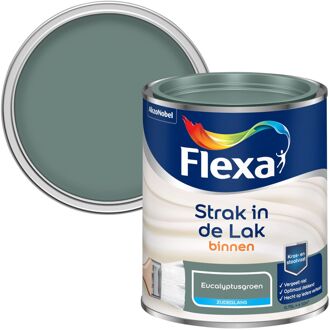 Flexa Strak In De Lak Zijdeglans Eucalyptusgroen 750ml
