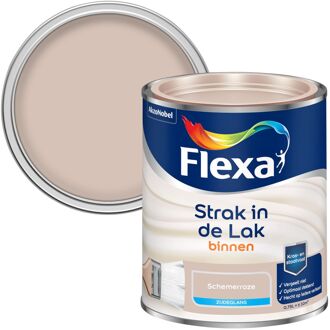 Flexa Strak In De Lak Zijdeglans Schemerroze 750ml
