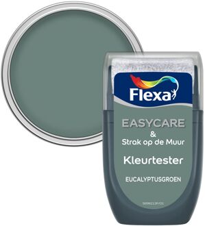 Flexa Strak Op De Muur Verftester - Mat - Eucalyptusgroen - 30ml