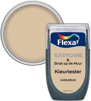 Flexa Strak Op De Muur Verftester - Mat - Hazelbruin - 30ml