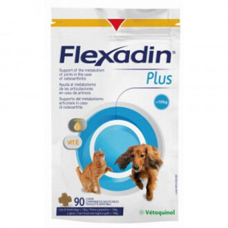 Flexadin Gewricht supplement Flexadin Plus Kleine Hond en Kat - 90 brokjes