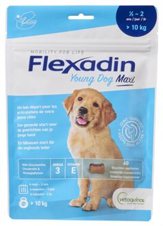 Flexadin Junior Hond Maxi Soepele - Gewrichten - 60 stuks