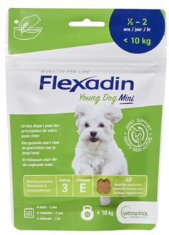 Flexadin Junior Hond Mini Soepele - Gewrichten - 60 stuks