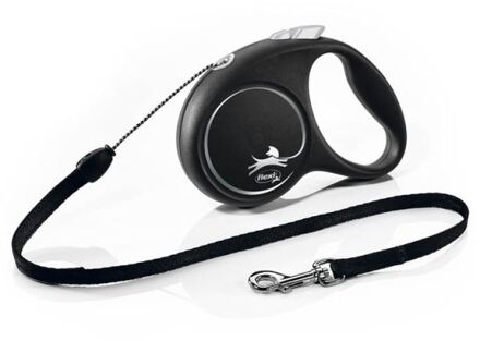 Flexi rollijn Black Design 5 meter zwart
