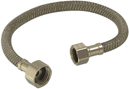 Flexibele Aansluitslang MAY 30 cm G1/2" x G3/8" Aansluiting Geborsteld Mat Goud PVD
