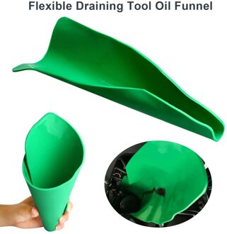 Flexibele Aftappen Tool Olie Veranderen Trechter, Algemene Purpose Trechter Gratis Olie Filter Voor Ontladen Olie Uit Auto 'S Vrachtwagens Motorfietsen 17x37cm