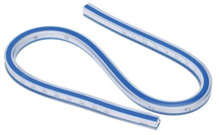 Flexibele Curve Heerser Opstellen Tekening Tool Plastic Vinyl 30Cm 40Cm 50Cm 60Cm