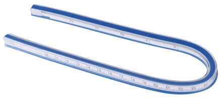 Flexibele Curve Heerser Opstellen Tekening Tool Plastic Vinyl 30Cm Voor School Gereedschap