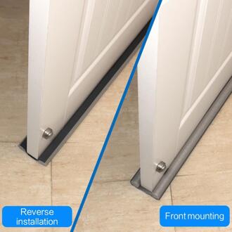 Flexibele Deur Bodemafdichting Strip Guard Sealer Stopper Deur Tochtstrip Guard Wind Dust Blocker Sealer Stopper Deur Seal 35FP 2stk