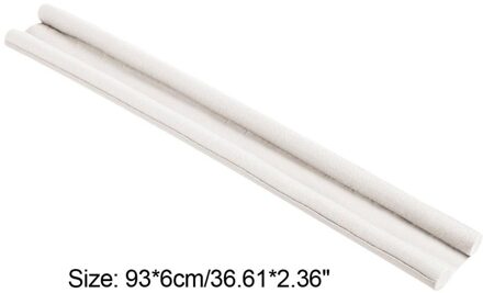 Flexibele Deur Bodemafdichting Strip Guard Wind Deur Blocker Sealer Stof Deurstopper Tochtstrip Guard Sealer Hardware Ivoor