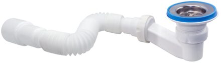 Flexibele Douche Sifon BWS Met Crepine 50 mm Chroom