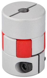 Flexibele Klauwkoppeling CNC Stappenmotor Shaft Coupler Encoders Aluminium 6.35mm * 6.35mm/6.35mm * 8mm/6.35mm * 10mm 6.35mm - 10mm