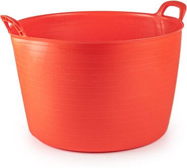 Flexibele kuip of emmer - rood - 75 liter - stevig kunststof - 58 x 55 cm - Extra groot