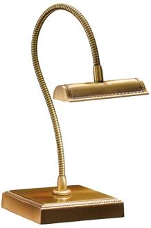 Flexibele led-tafellamp Davide mat oud-messing