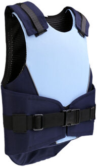 Flexibele Lichaam Beschermende Paardensport Paardrijden Vest Kids blauw M