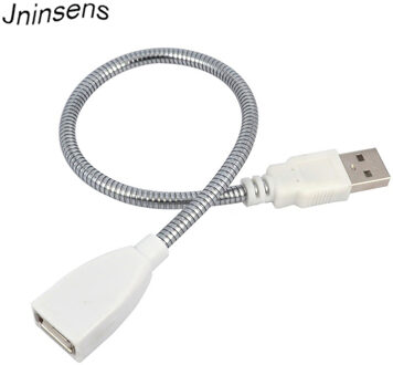 Flexibele Metalen Usb Verlengkabel Datum Kabel Man-vrouw Extension Vermogen Breng Cord Tube Kabel Voor Usb Licht Lamp lamp Onderdelen