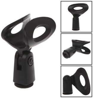Flexibele Microfoon Mic Stand Accessoire Plastic Zwarte Klem Clip Houder