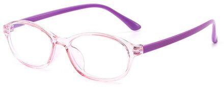 Flexibele Optische Kinderen Brilmontuur Transparant Snoep Kleur Ovale Anti-Blauw Licht Glazen Jongens Meisjes Mobiel Brillen 4