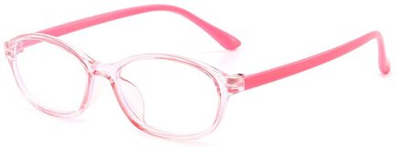 Flexibele Optische Kinderen Brilmontuur Transparant Snoep Kleur Ovale Anti-Blauw Licht Glazen Jongens Meisjes Mobiel Brillen 5