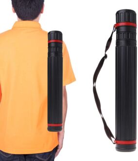 Flexibele Plastic Telescopische Bluprint Document Schilderen Papier Opslag Buis Box