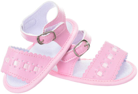 Flexibele sandalen met gespsluiting LPG25205 baby Roze - EU 17