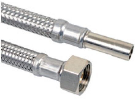 Flexibele slang 1000 mm, 3/8"IT x 10 mm koperen buis - 98628028