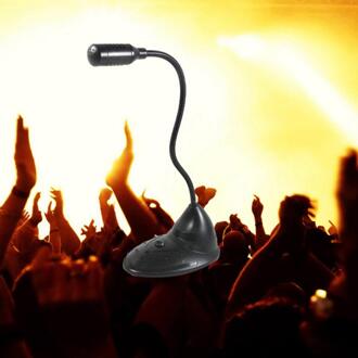 Flexibele Stand Mini Studio Speech Microfoon 3.5Mm Plug Zwanenhals Mic Bedrade Microfoon Voor Computer Pc Desktop Notebook