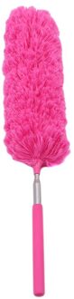 Flexibele Statische Dust Cleaner Duster Thuis Kantoormeubilair Auto Schoonmaken Tool Accessoires Voor Cleaning Een Huis roos rood
