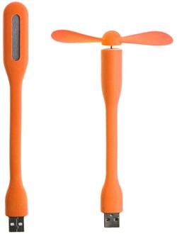 Flexibele Usb Ventilator Usb Led Licht Lamp Voor Macbook Laptop Notebook Pc Power Bank 4N2502-O