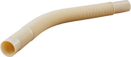 Flexibele zuigbuis ivoor wit - 198544-3 198544-3