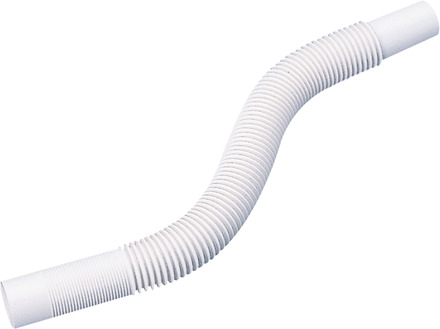 Flexibele zuigbuis wit - 198868-7 198868-7