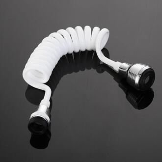 Flexible Kitchen Bathroom Faucet Extension Extender Long Hose Foaming Shower Stretchable Kitchen Faucet Accessories