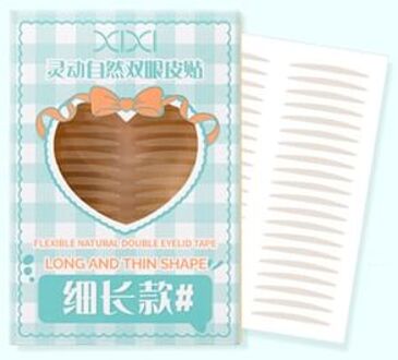 Flexible Natural Double Eyelid Tape - Long and Thin Shape #Long and Thin Shape - 24 x 2mm