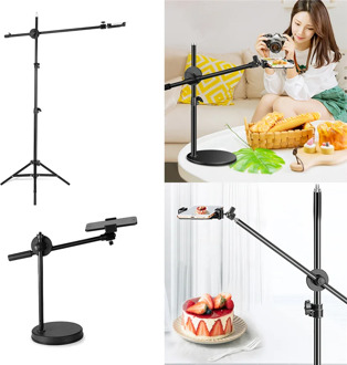Flexible Table Tripod for Phone Holder Desktop Phone Shooting Bracket Stand Adjustable for Vlog Photo Video Cooking Shooting