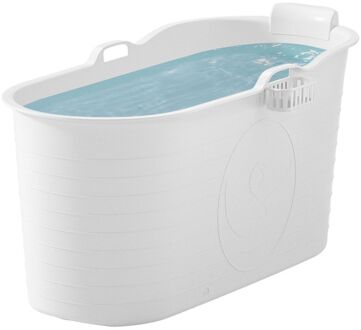 FlinQ Bath Bucket XXL - Incl Massagefunctie - 230L - Wit