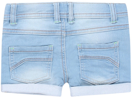 FlinQ jongens korte broek Bleached denim - 80