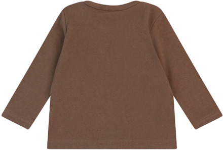 FlinQ jongens longsleeve Taupe - 68